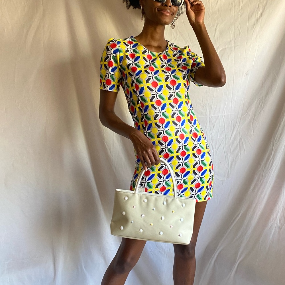 Abstract print dress